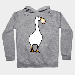 White Goose Steals Easter Egg Hoodie